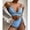 Sky Blue, variant on Ofreoo Womens Swimsuits Solid Two Piece Bikini Set Tankini Bra Swimsuit Praty Bathing Suit Deal of the Week