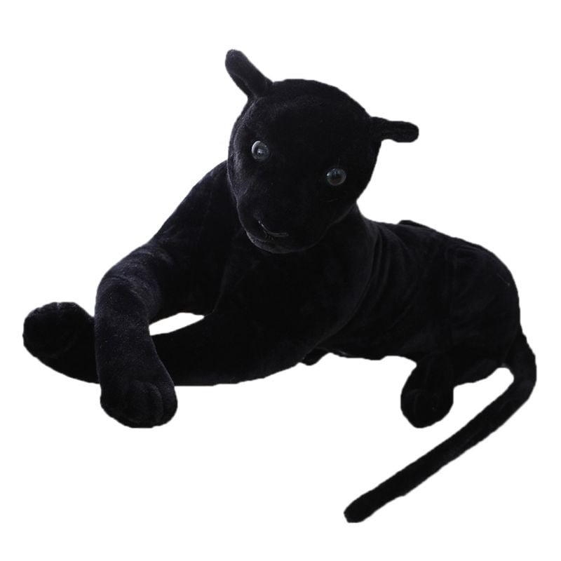 black leopard plush