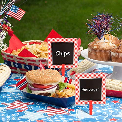 NEW Themed Party Picnic Party Chalkboard Clips /8 NEW Themed Party Picnic Party Chalkboard Clips /8