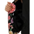 thumbnail image 6 of INSPIRE CHIC Mother's Day Women's Blazer Open Front Wear-to-Work Summer Crop Suit Jacket XS Black Red-Floral, 6 of 7