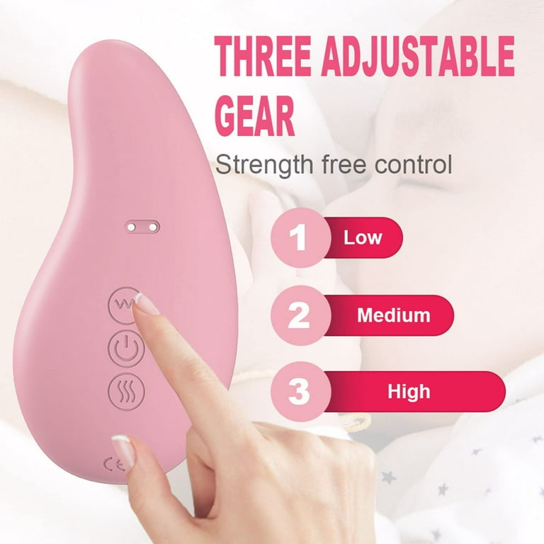  Momcozy Warming Lactation Massager 2-in-1, Soft Breast Massager  for Breastfeeding, Heat + Vibration Adjustable for Clogged Ducts, Improve  Milk Flow, Engorgement : Baby