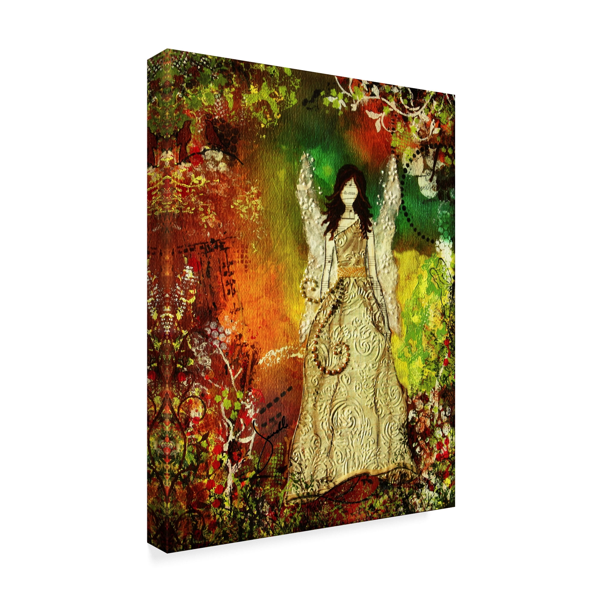 Trademark Fine Art 'Angel Of Light' Canvas Art by Janelle Nichol