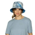 thumbnail image 2 of Empire Cove Tie Dye Crumple Reversible Bucket Hat Fisherman Cap Women Men Blue, 2 of 5