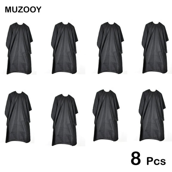GOWINSEE 8 Pcs Hairdressing Capes, Professional Hair Cutting Barber Cape Salon Capes for Salon Hairdresser Hair Cutting Waterproof Gown Cloth