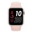 thumbnail image 1 of Smartwatch Genérica T500 display de 1.54" con correa de silicona - color rosa, 1 of 8