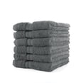 thumbnail image 1 of Mellanni Hand Towels 100% Cotton 16"x28", 6 Pack, Gray, 1 of 5