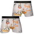 thumbnail image 3 of Trick or Treat Afghan Hound Funny Mummy Cosplay Pumpkin Candy Basket All Over Print Boxer Briefs Underwear for Men Dad Dog Lover - 12016, 3 of 6