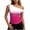 Hot Pink, variant on Antinious Ladies Off Shoulder Sleeveless Gradient Casual Soft Summer Daily Tank Tops