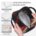thumbnail image 3 of Honeii Red Panda Autumn Branches Print Insulated Lunch Bag Women Reusable Lunch Box with Pocket for Work Picnic Travel -One Size, 3 of 6