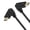 1m, variant on 10Gbps Right Angle USB Type C to USB C Cable Fast Charging Cord Connector