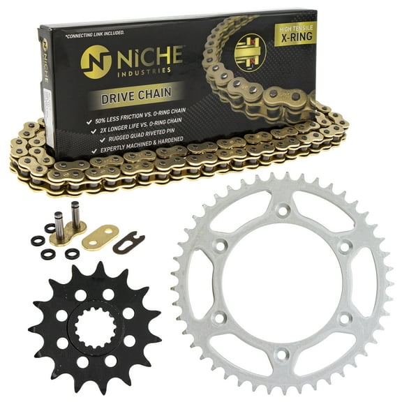 Niche Sprocket Chain Set for KTM 450 EXC 15/45T 520 X-Ring Motorcycle MK1004803