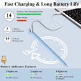 Stylus Pen for iPad10&9thGen,14Mins Faster Charge, with Pencil Holder