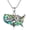 02-America Map, variant on Map Necklace for Women 925 Sterling Silver Flag Necklaces Jamaica America Texas Africa Country Map Chain Jewelry Gifts