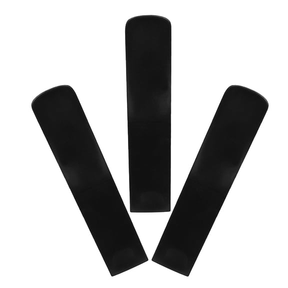 B Flat Tuning Resin Saxophone Pack Black Color for Musical Instrument Use 3 Pieces