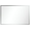 thumbnail image 4 of Empire Art Direct Contempo Stainless Steel Gold Wall Mirror Plished Silver 24" x 36" Silver, 4 of 14