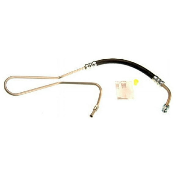 Pump To Gear Power Steering Pressure Line Hose Assembly - Compatible with 1992 - 1997 Ford F-350 7.3L V8 Diesel 1993 1994 1995 1996