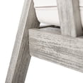 thumbnail image 6 of Acacia Wood Outdoor  Club Chair with Cushions and Woven Back, Light Grey, 6 of 13
