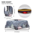 thumbnail image 4 of Rocae Watercolor Winter Landscape For Christmas for Multifunctional Pen Organizer with Zipper Closure, Ideal for Tools, Gadgets, Cosmetics, Stationary,Travel Accessary, 4 of 5