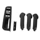 thumbnail image 2 of Kit de cubiertas para manijas de puertas y biseles para interruptores de ventanas para VW Golf MK4 1999-2004 Negro, 2 of 4