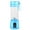 Blue, variant on 380 ML Portable Personal Mini Juicer Cup USB Rechargeable Blender Smoothie Mixer For Living Alone Kindergarten Office Children