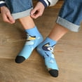 thumbnail image 3 of Zofaai Bluey Pattern 30cm Contrast Color Straight Socks,Elastic Sweat-absorbing Adult Sports Socks,Clothing Accessories, 3 of 7