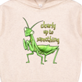 thumbnail image 3 of Inktastic Praying Mantis Clearly Up to Something Toddler Hoodie, 3 of 4