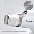 thumbnail image 2 of Panasonic Nanoe Salon Hair Dryer with Oscillating QuickDry Nozzle, Diffuser and Concentrator Attachments, 3 Speed Heat Settings for Easy Styling and Healthy Hair - EH-NA67-W (White), 2 of 11