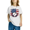 thumbnail image 5 of Umbreon White 4th of July Boy Girl T-Shirts Short Sleeve Round Neck Shirt Causal Loose Flag Print Independence Day Patriotic Tee Tops, 5 of 7