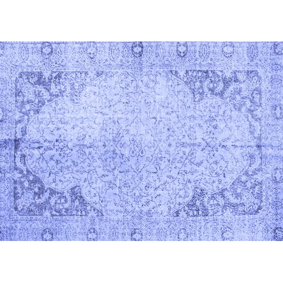 Ahgly Company Indoor Rectangle Persian Blue Traditional Area Rugs, 2' x 3'