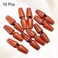 thumbnail image 3 of Uxcell 10pcs Wooden Toggle Buttons 45mm / 1.8" Single Hole Wood Olive Horn Sewing Buttons for Coat Sweaters Clothing DIY Craft, Red Coffee, 3 of 7