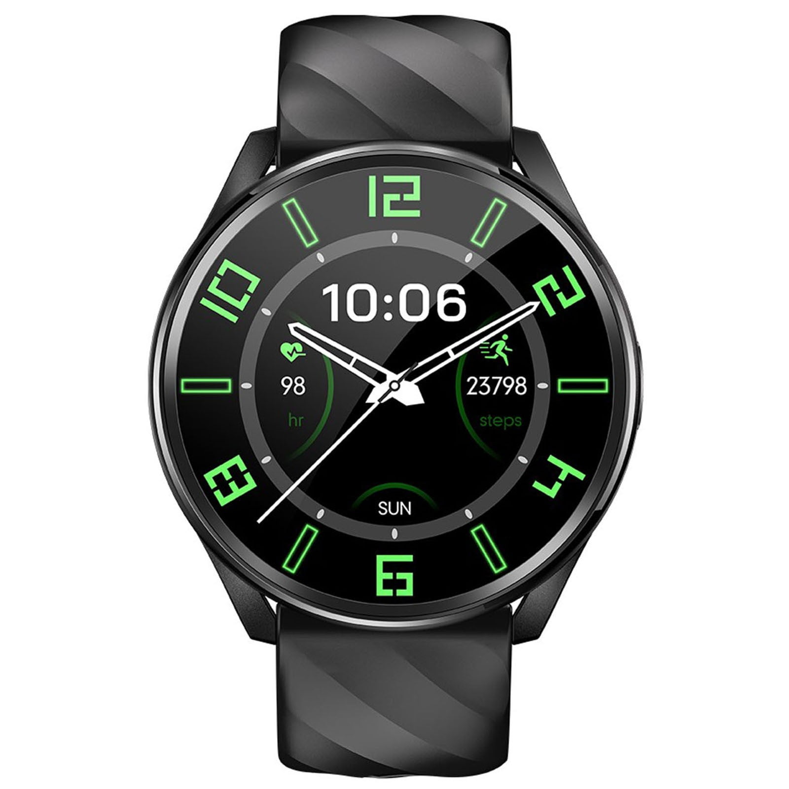 InsCrazy Smart Watch, Waterproof Smart Watch 1.46Inch 360x360 IPS Display Screen Smart Watches for Android Phones Smart Fitness Watch for Women Man Smartwatch