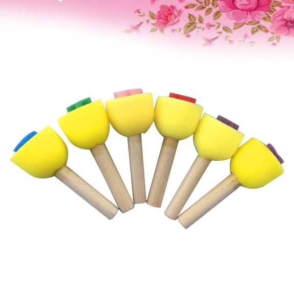 MLINS  6 Pcs Painting Sponge Seal Kids Tools Artists Drawing Child