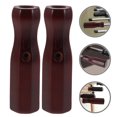 thumbnail image 4 of 2Pcs Durable Design Brown Wooden Foosball Table Handle Grip Replacement for Indoor Game Room, 4 of 9