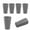 Gray, variant on Water Tumblers,QZS Wheat Straw Cups,Pack of 6 Reusable Drinking Set,Portable Lightweight Drinking Tumbler for Milk,Juice,13.5OZ