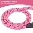 thumbnail image 5 of Dog Leash 6 FT with Comfortable Padded Handle, Highly Reflective Threads Leash for Medium Large Dogs, 1/2 inch Diameter,Pink, 5 of 5