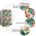thumbnail image 5 of Shower Curtain, Summer Tropical Palm Leaves Flowers Waterproof Shower Curtain Set with Hooks for Bathroom Showers,Stalls and Bathtubs,36x72In Watercolor Farmhouse Plant, 5 of 9