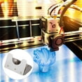 thumbnail image 2 of WESIEVYA 15Pcs Rust Resistant Shrapnel Nut Silver Elastic Spring Nut Block Aluminum Profile, 2 of 3