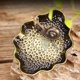 thumbnail image 1 of Small Holder Ornament, Metal Sticks Crafts, Pan, Stand Plate, Landscape, for Home Decor Bedroom Desktop , amarillo irregular Colco Poseedor, 1 of 8