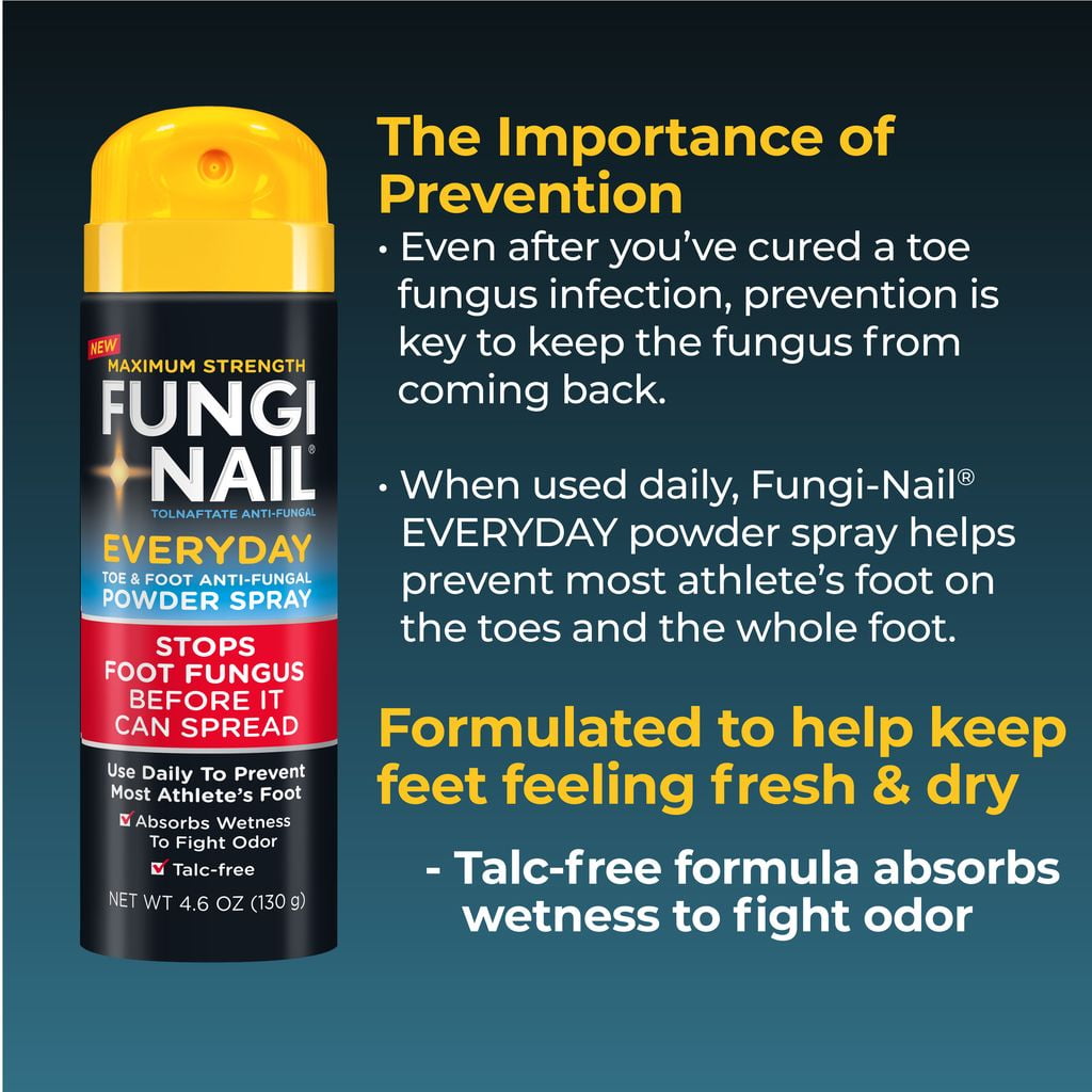 (3 pack) Fungi-Nail Antifungal Toe and Foot Powder Spray 4.6oz
