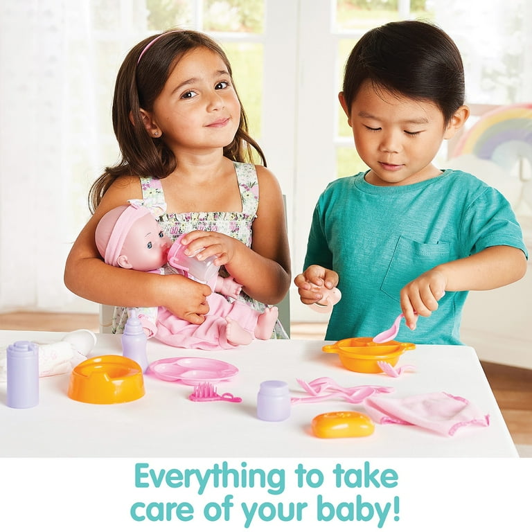 @kidzeページ Kidoozie Just Imagine Doll Care Playset. All Your Feeding and