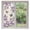 Beige, variant on Purple Flowers Window Privacy Film, Butterfly Spring Floral Watercolor Farmhouse Static Cling UV Sun Blocking Heat Control Window Tint Day and Night, Non-Adhesive One Way Privacy Cover 17.7''x39.3''