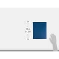 thumbnail image 6 of Oxford Twin-Pocket Folders, Textured Paper, Letter Size, Blue, Holds 100 Sheets, Box of 25 (57502EE), 6 of 7