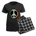 thumbnail image 5 of CafePress - Irish Peace Women's Dark Pajamas - Women's Short Sleeve Print T-Shirt and Pants Dark Cotton Pajama Set, 5 of 7