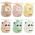 thumbnail image 6 of Panda Handheld Fan Chinese Style USB Rechargeable Mini Fan Portable Cartoon Electric Fan with Soft Blades Low-Noise Personal Pocket Fan for Travel Office Home Outdoor, 6 of 11