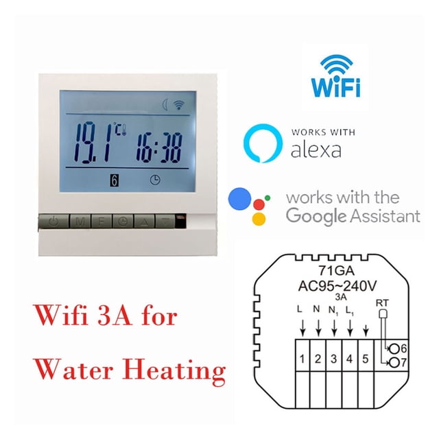 Wifi Thermostat Remote Controller Tuya Smart Home Intelligent Room Temperature Smart Thermostat Home ,Easy to Install