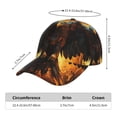 thumbnail image 2 of Sikiie Cool Black Eagle Unisex Vintage Washed Unstructured Baseball Cap Soft Cap Adjustable Unisex Baseball Hat Dad Hat, 2 of 6