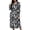 Black, variant on SELONE Halloween Nightgowns for Women Plus Size Nightshirts Pumpkin Skeleton Long Sleeve Maxi Dress Vacation Homewear