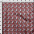 thumbnail image 4 of oneOone Cotton Poplin Twill Red Fabric Asian Japanese Floral Sewing Fabric By The Yard Printed Diy Clothing Sewing Supplies 56 Inch Wide, 4 of 4