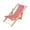 Red, variant on Mouliraty 1:12 Doll House Furniture Beach Chair Foldable Chair
