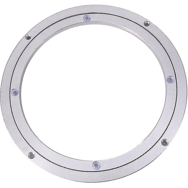 Plataforma giratoria de aleación de aluminio resistente para su mesa de comedor redonda (10 x 8,5 mm de alto)